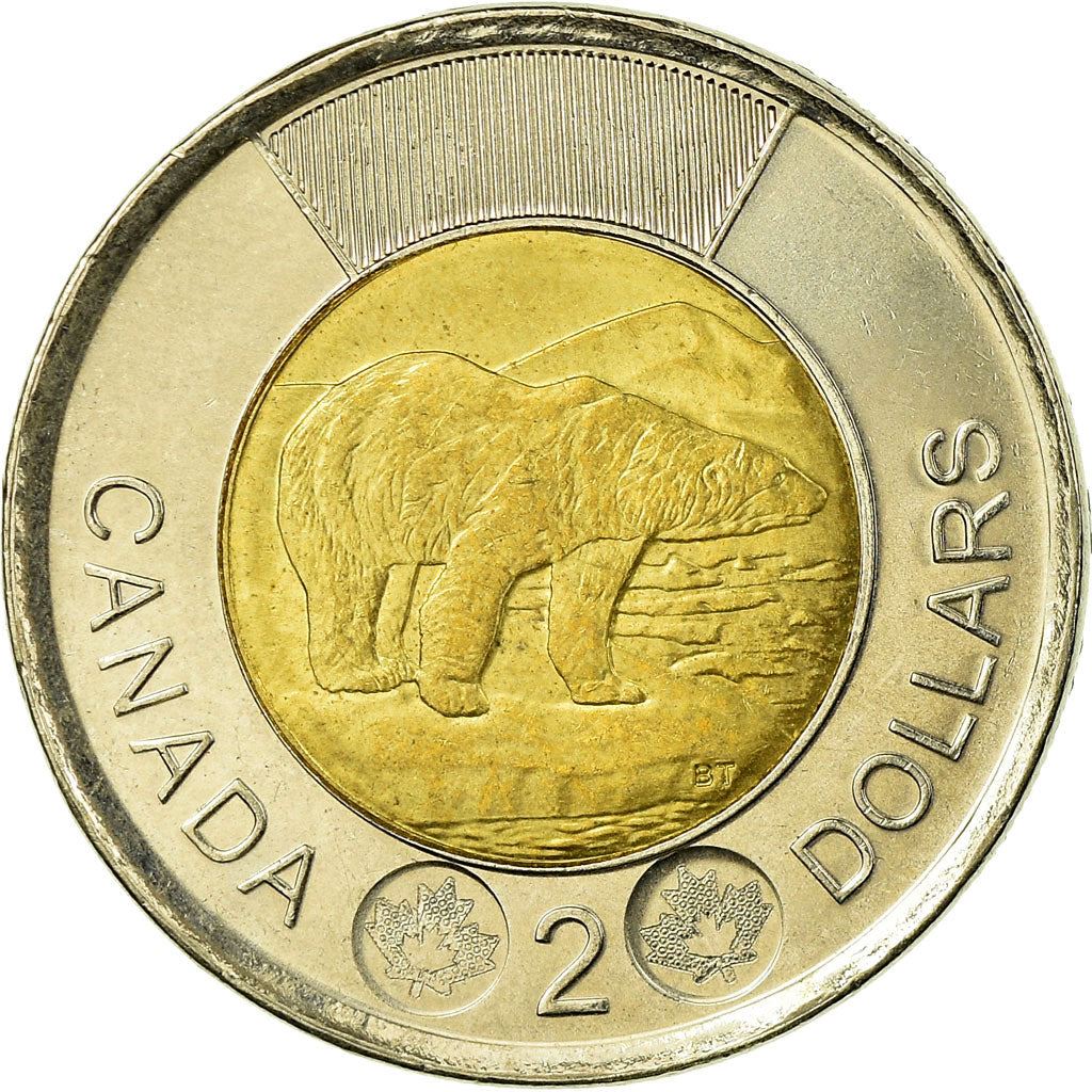 Canada | 2 Dollars Coin | Bimetallic | Polar bear | KM:1257 | 2012-2022