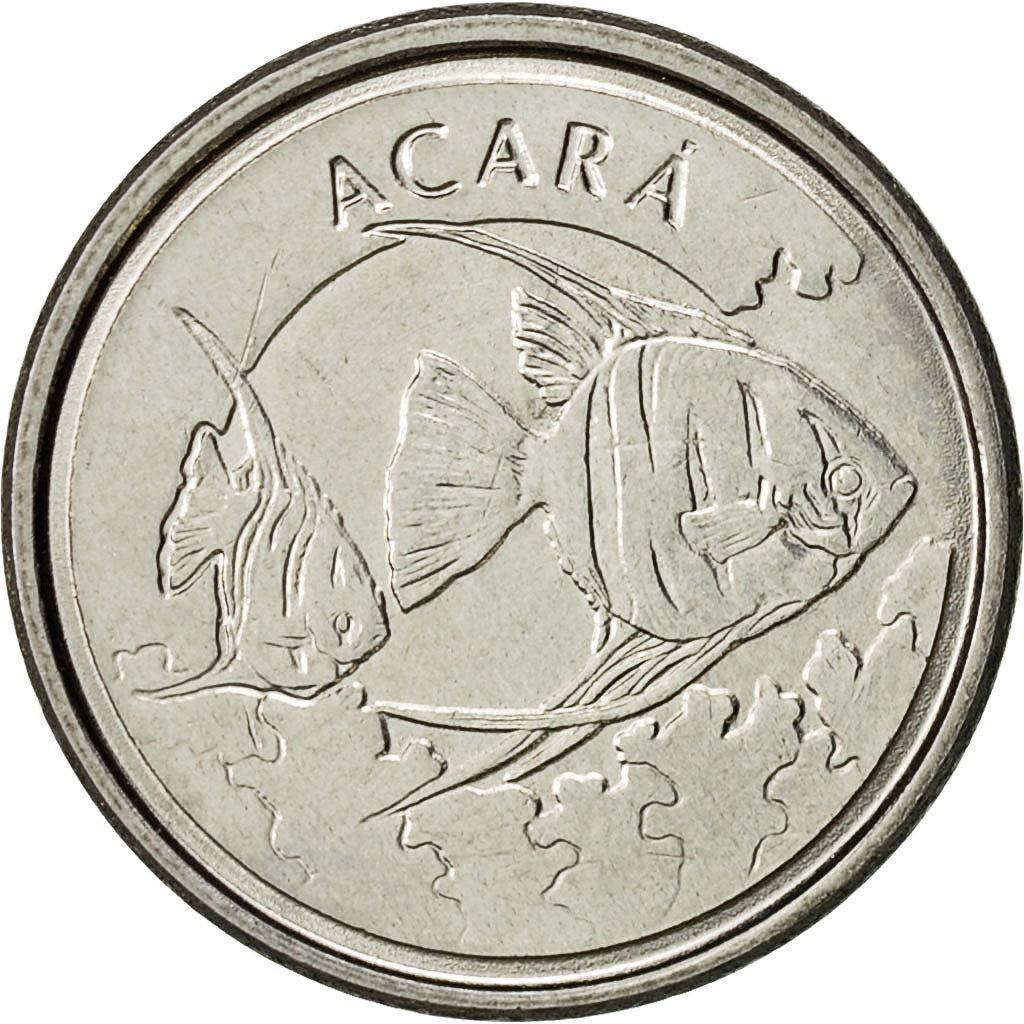 Brazil | 1000 Cruzeiros Coin | Acará fish | Km:626 | 1992 - 1993