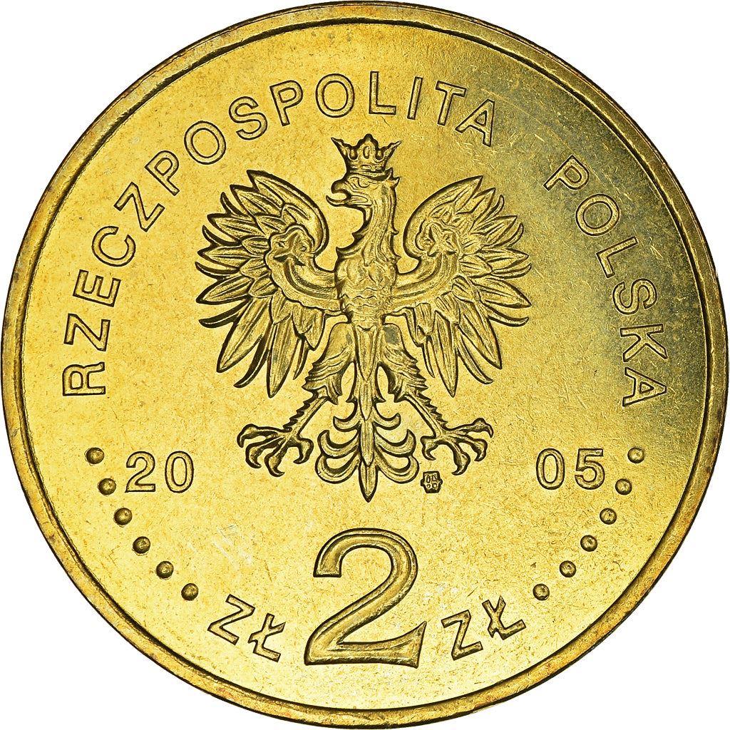 Poland | 2 Z?ote | Stanis?aw August Poniatowski | Eagle | KM530 | 2005