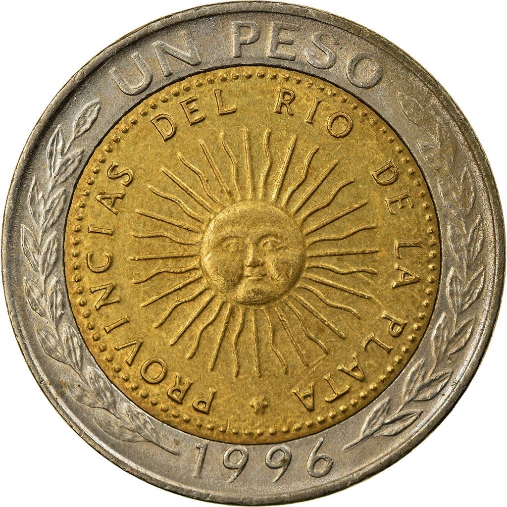 Argentina 1 Peso | National Sun Coin | KM112 | 1994 - 2016