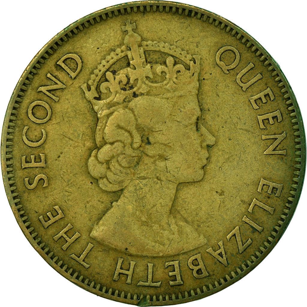 Jamaica | 1 Penny Mynt | Dronning Elizabeth II | Km:37 | 1953 - 1963