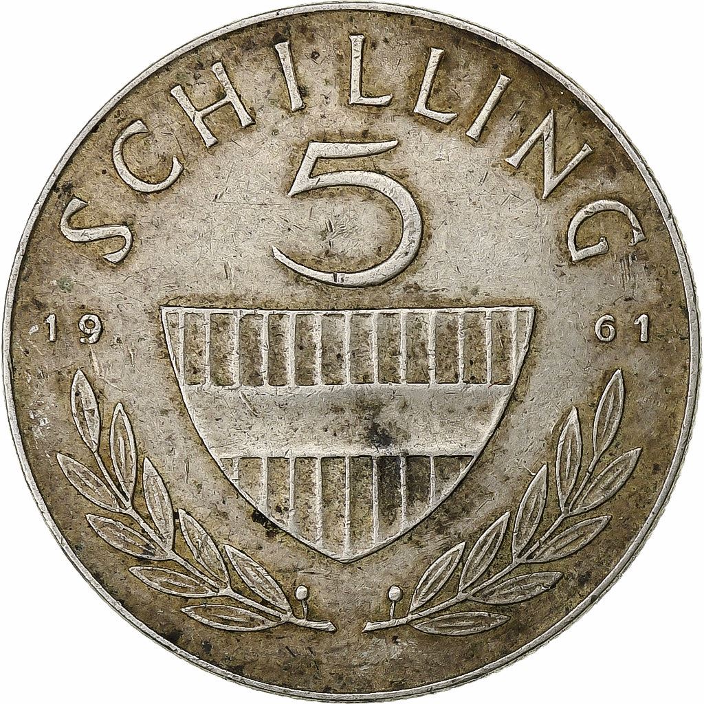 Austria | 5 Schilling Coin | Lipizzaner horse | Km:2889 | 1960 - 1968