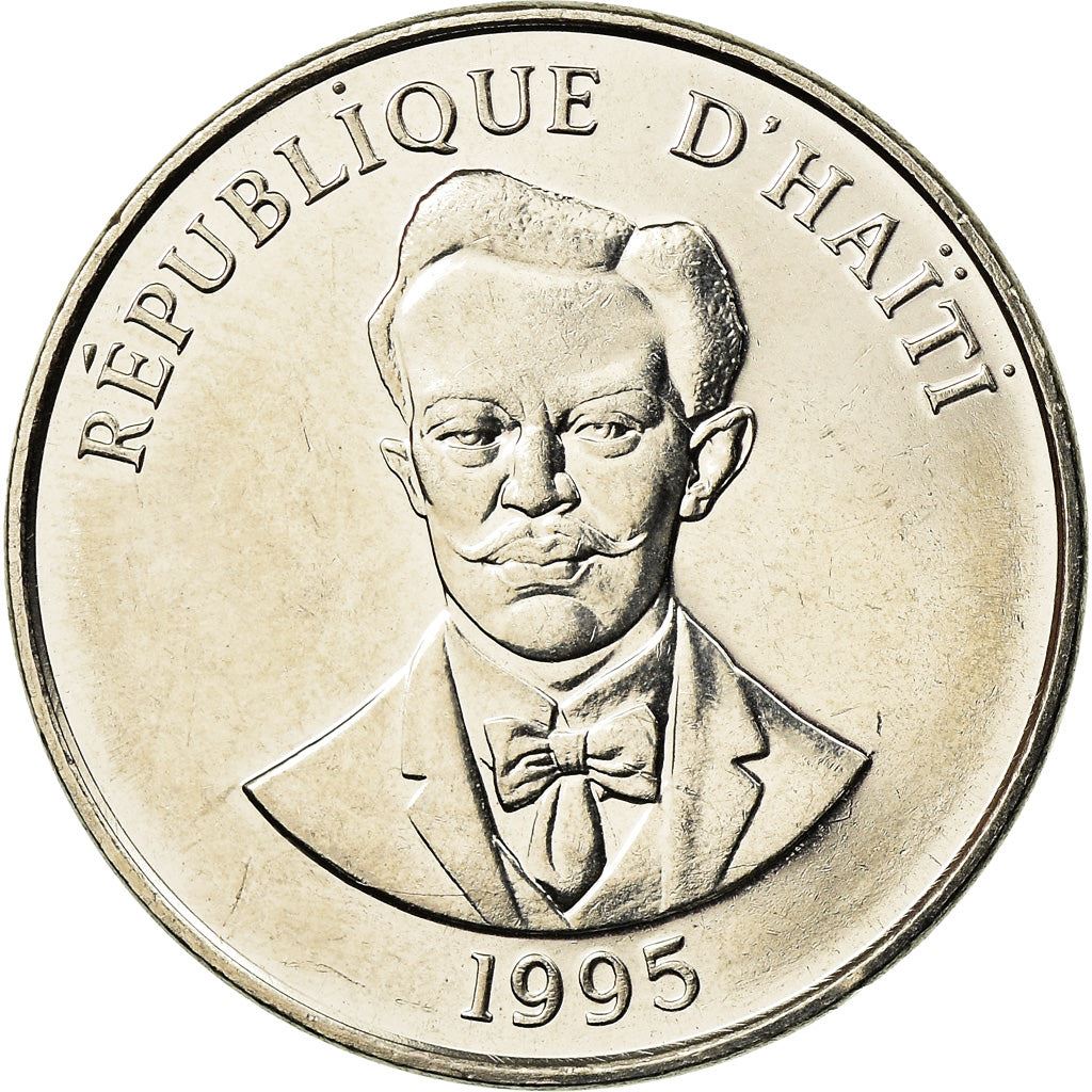 Haiti | 20 Centimes Coin | Charlemagne Peralte | Cannon | Km:152A | 1995 - 2000
