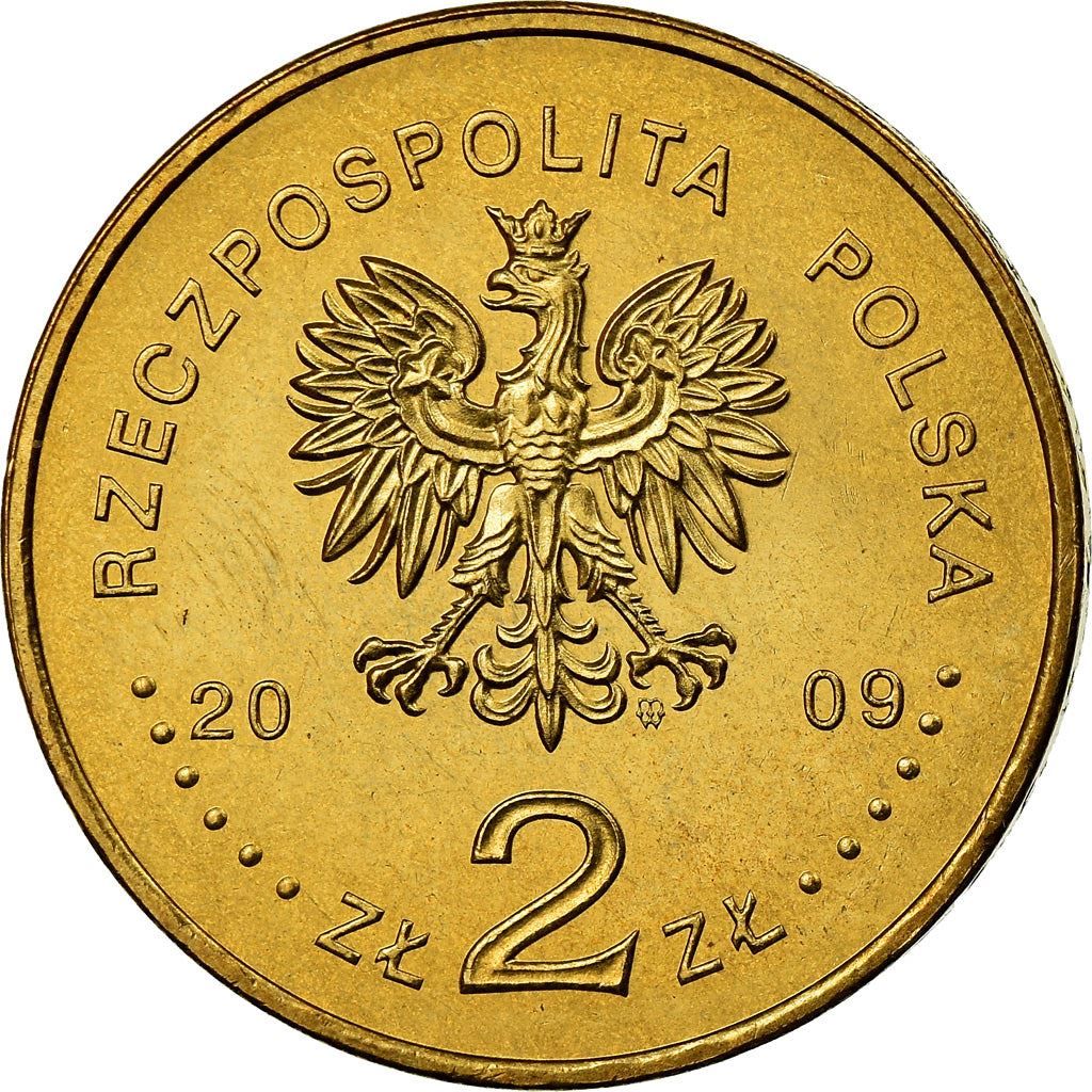 Poland | 2 Zlotys Coin | Jędrzejów | Y:710 | 2009