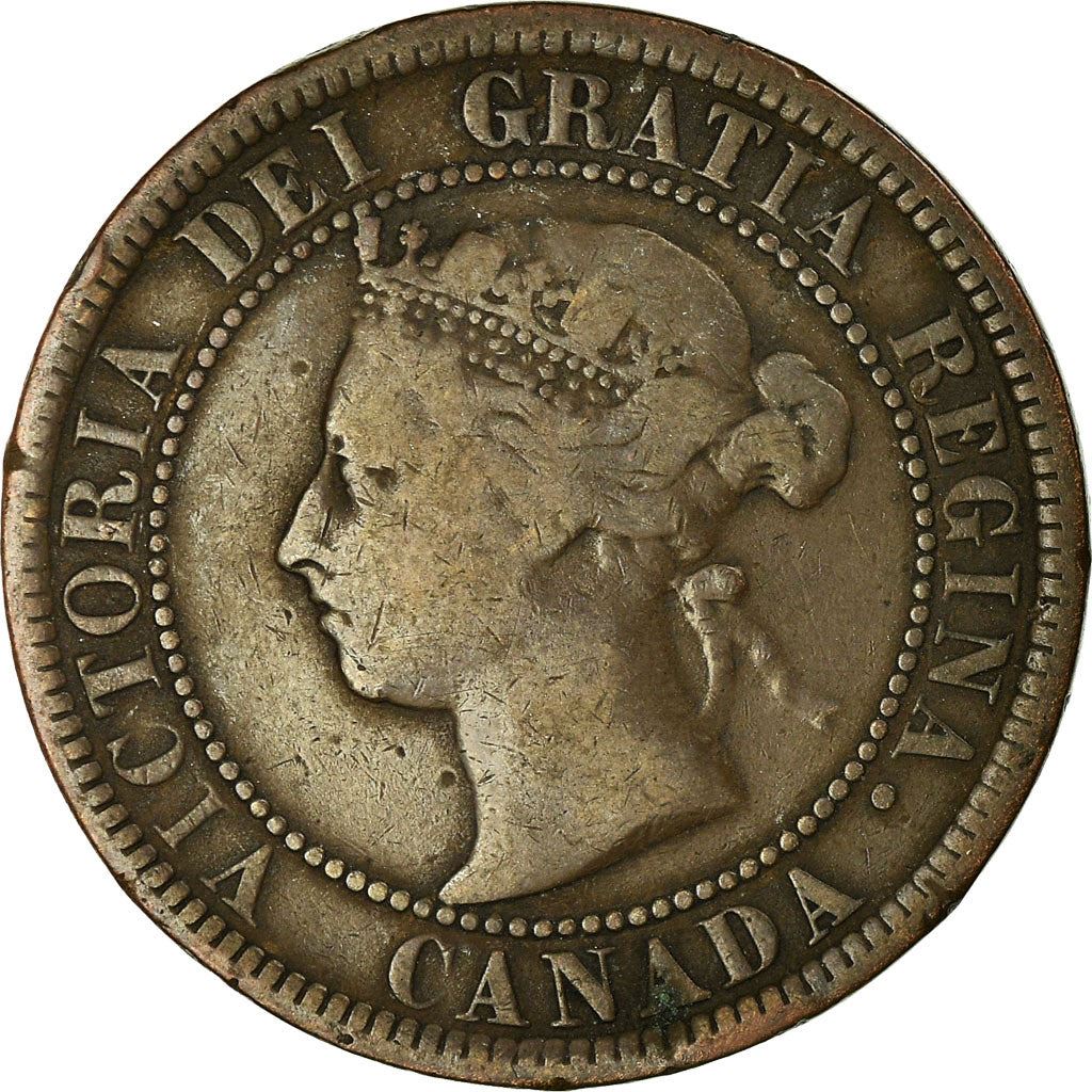 Canada | 1 Cent Coin | Bronze | Wreath | KM:7 | 1876-1901