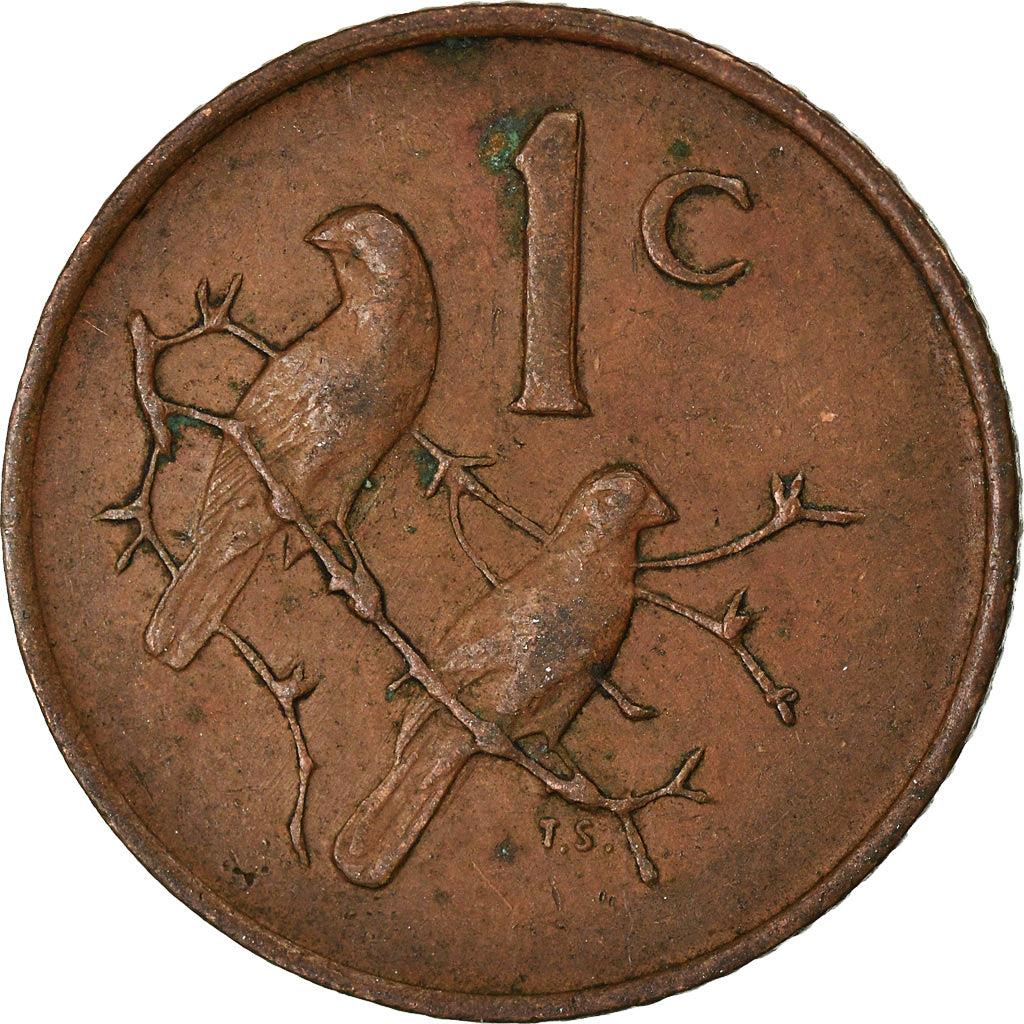 South Africa 1 Cent Coin | English Legend - SOUTH AFRICA | KM65.1 | 1965 - 1969