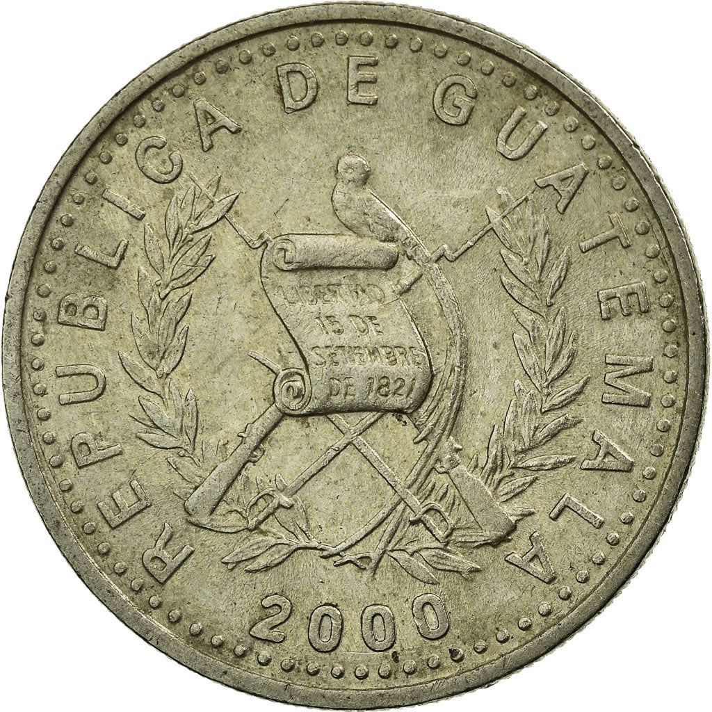 Guatemala | 10 Centavos Coin | Mayan Pillar | Km:277 | 1976 - 2009