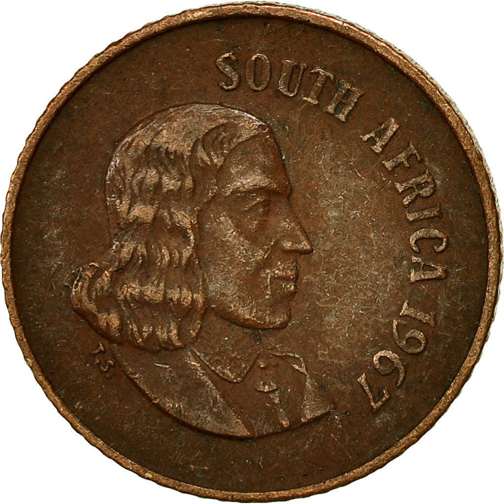 South Africa 1 Cent Coin | English Legend - SOUTH AFRICA | KM65.1 | 1965 - 1969