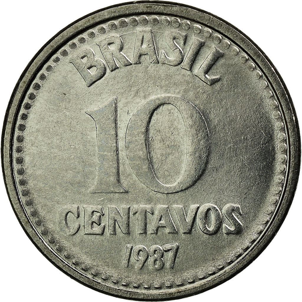 Brazil | 10 Centavos Coin | Star | Km:602 | 1986 - 1988