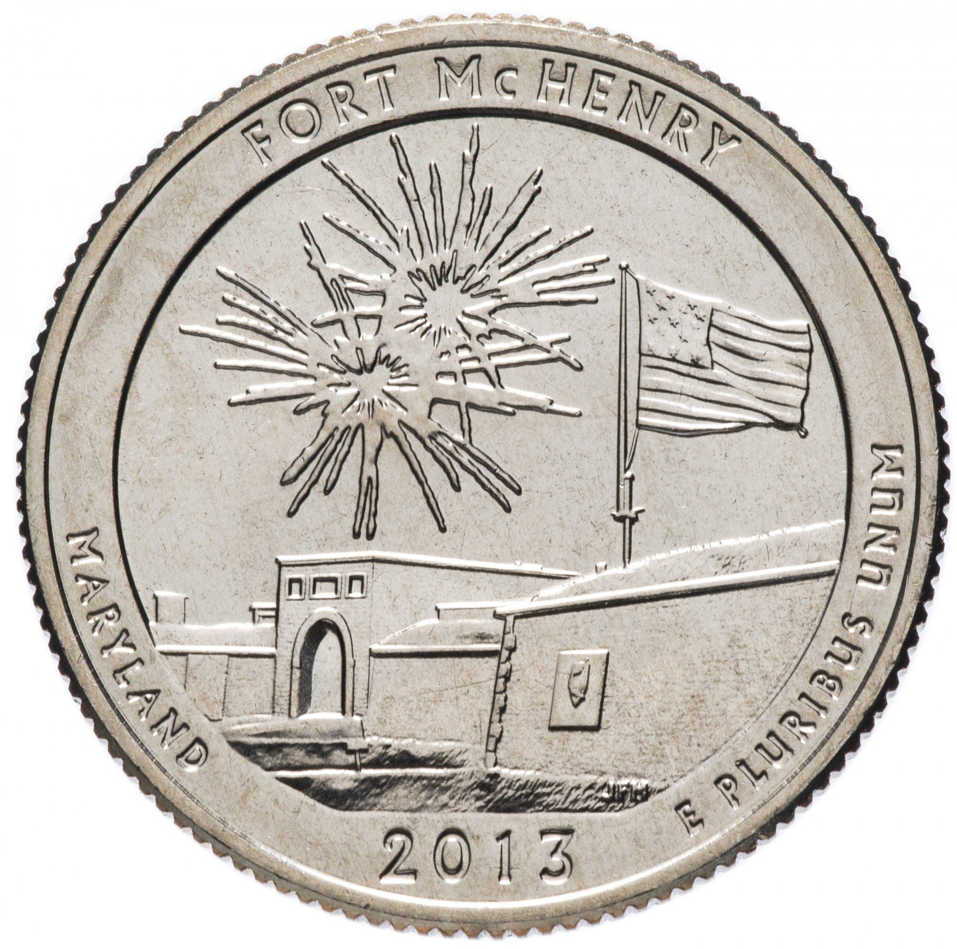 United States | 1/4 Dollar Coin | Fort McHenry | KM:545 | 2013