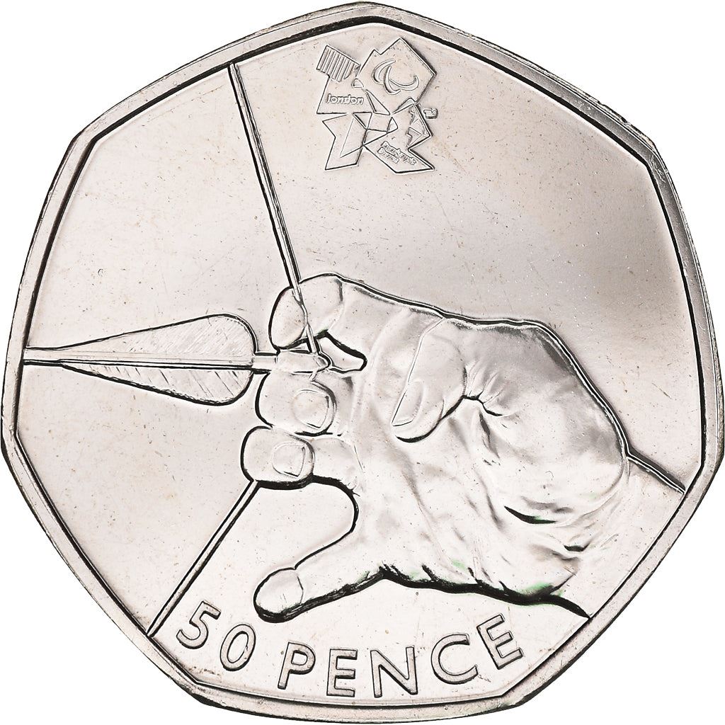 United Kingdom | 50 Pence Coin | Archery | KM:1167 | 2011