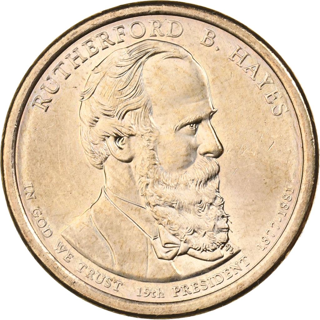United States | 1 Dollar Coin | Rutherford B. Hayes | Km:501 | 2011