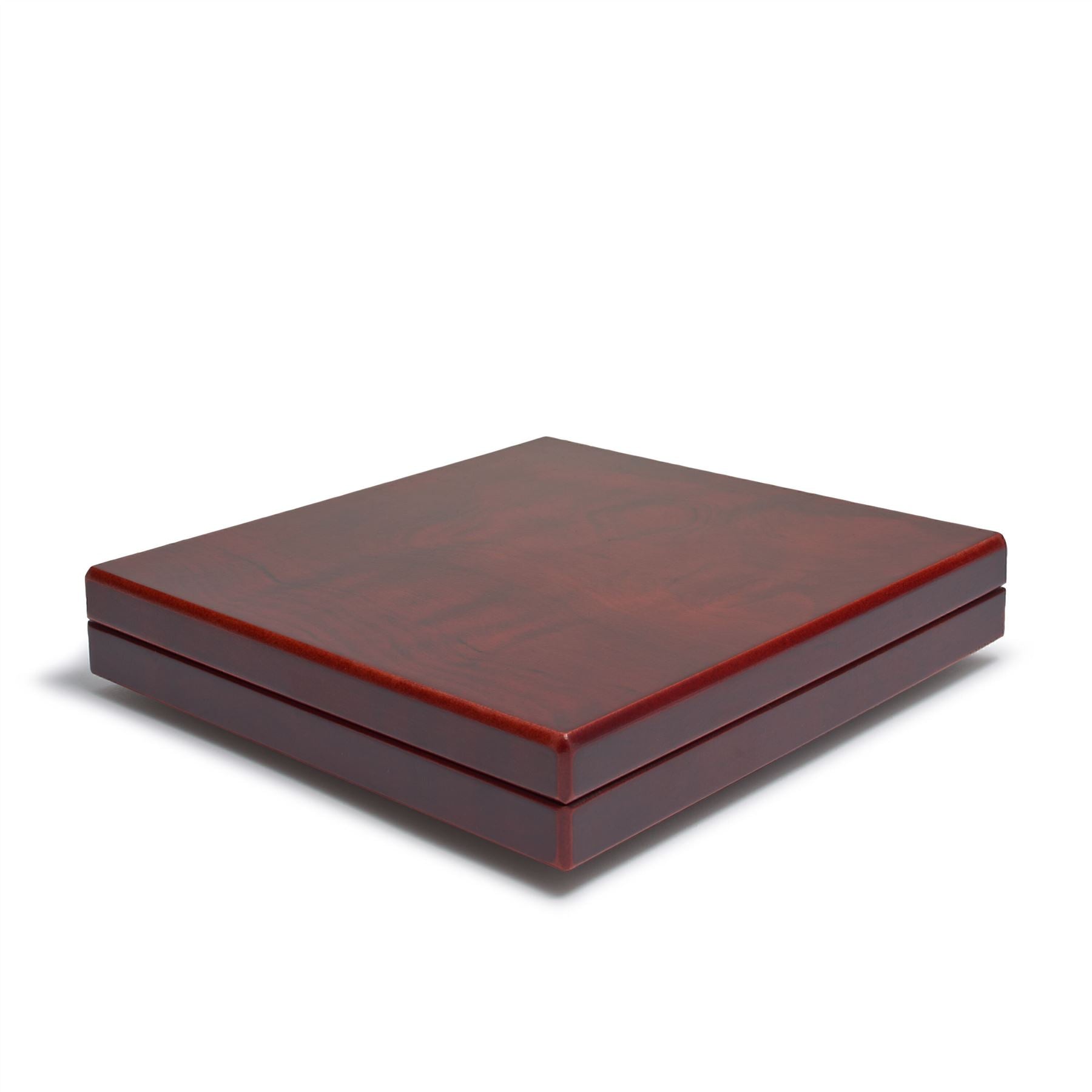 VOLTERRA Coin Case | Wood Coin Box for 9 Square Capsules | Fits 9 50x50mm QUADRUM Capsules