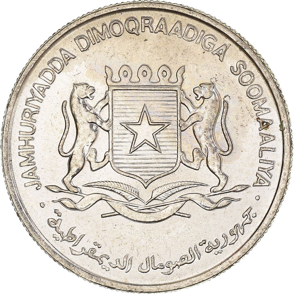 Somalia | 50 Senti Coin | Banana | Orange | Corn | Grain | FAO | Km:26A | 1984