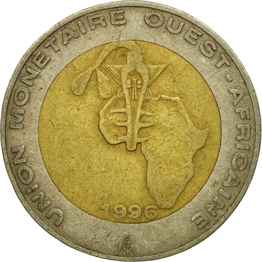 Western African States | 250 Francs Cfa Coin | Emblem of Central Bank | Africa | Corn | Km:13 | 1992 - 1996