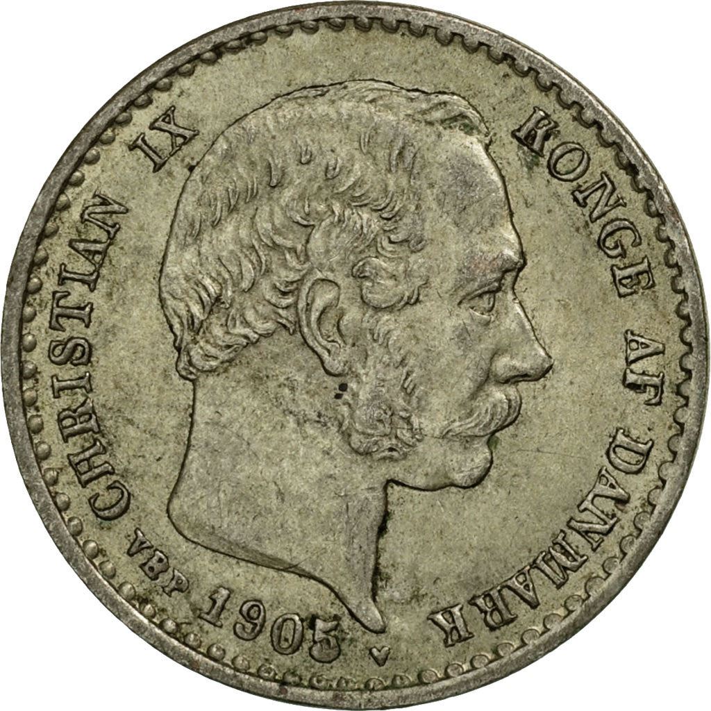 Denmark | 10 Ore Coin | Christian IX | Km:795 | 1874 - 1905