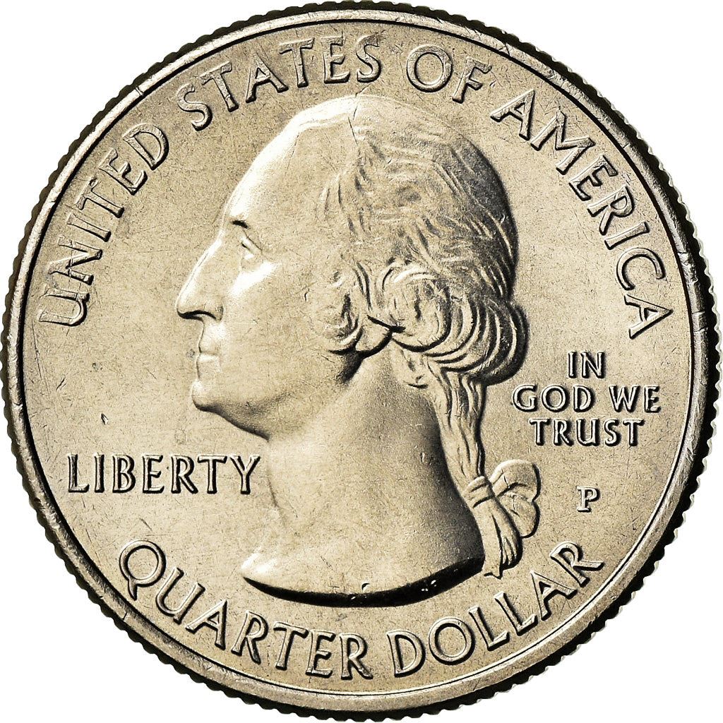 United States | ¼ Dollar | Copper-nickel clad copper | San Antonio Missions National Historical Park, Texas | KM:703 | 2019