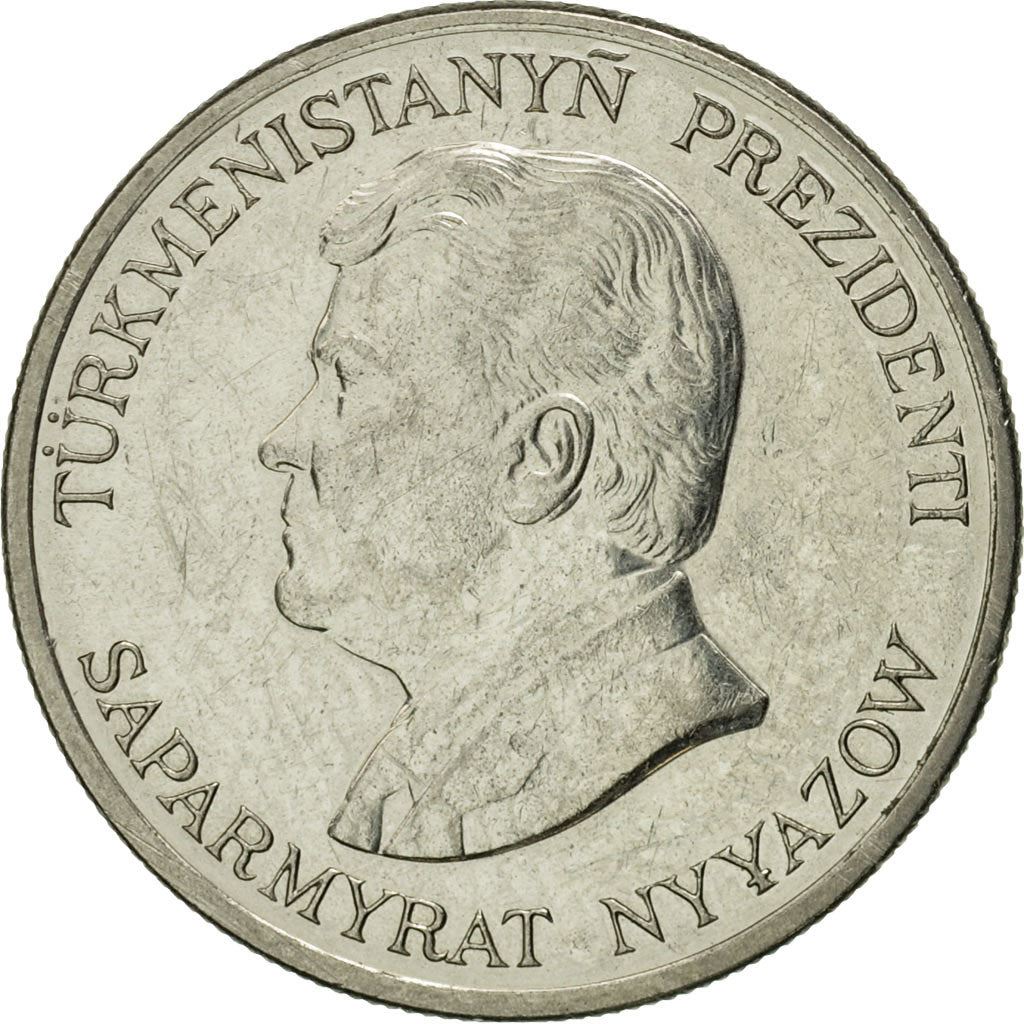 Turkmenistan 20 Tenne Coin | Saparmurat Niyazov | KM4 | 1993