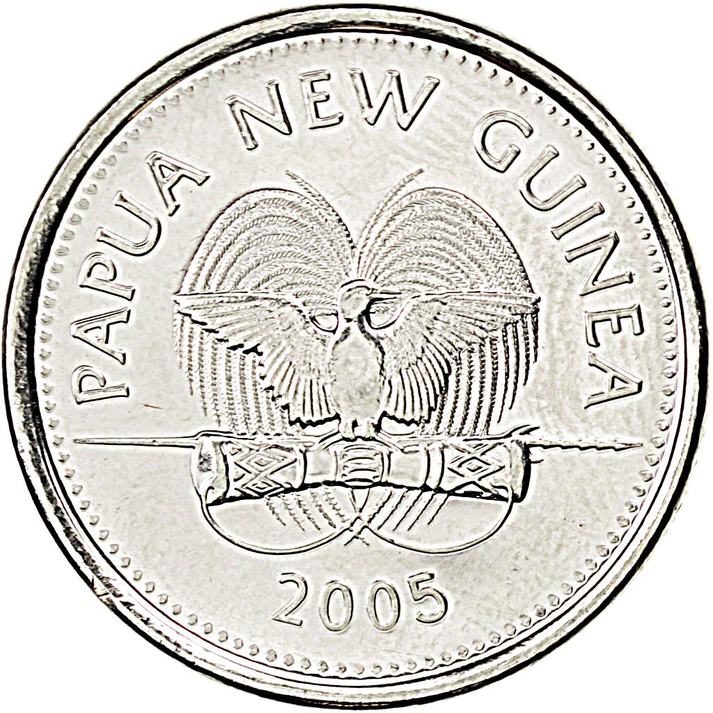 Papua New Guinea Coin Papua New Guinean 5 Toea | Elizabeth II | Turtle | KM3a | 2002 - 2018