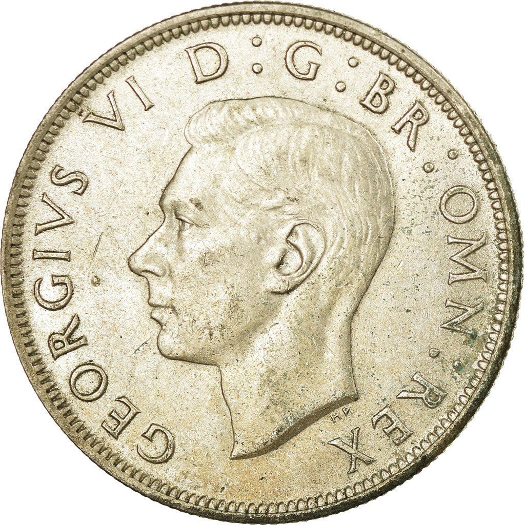 United Kingdom | 1/2 Crown Coin | George VI | KM:856 | 1937 - 1946