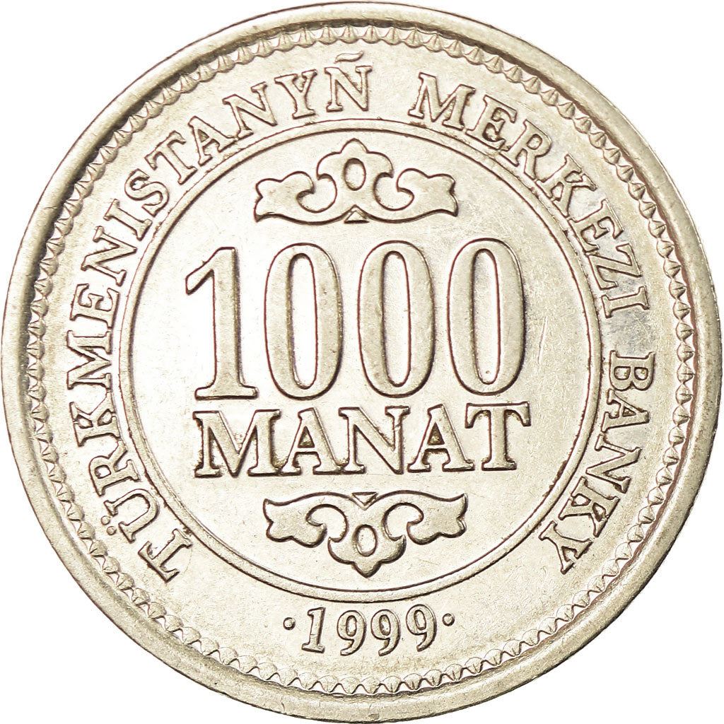 Turkmenistan 1000 Manat Coin | Saparmurat Niyazov | KM13 | 1999