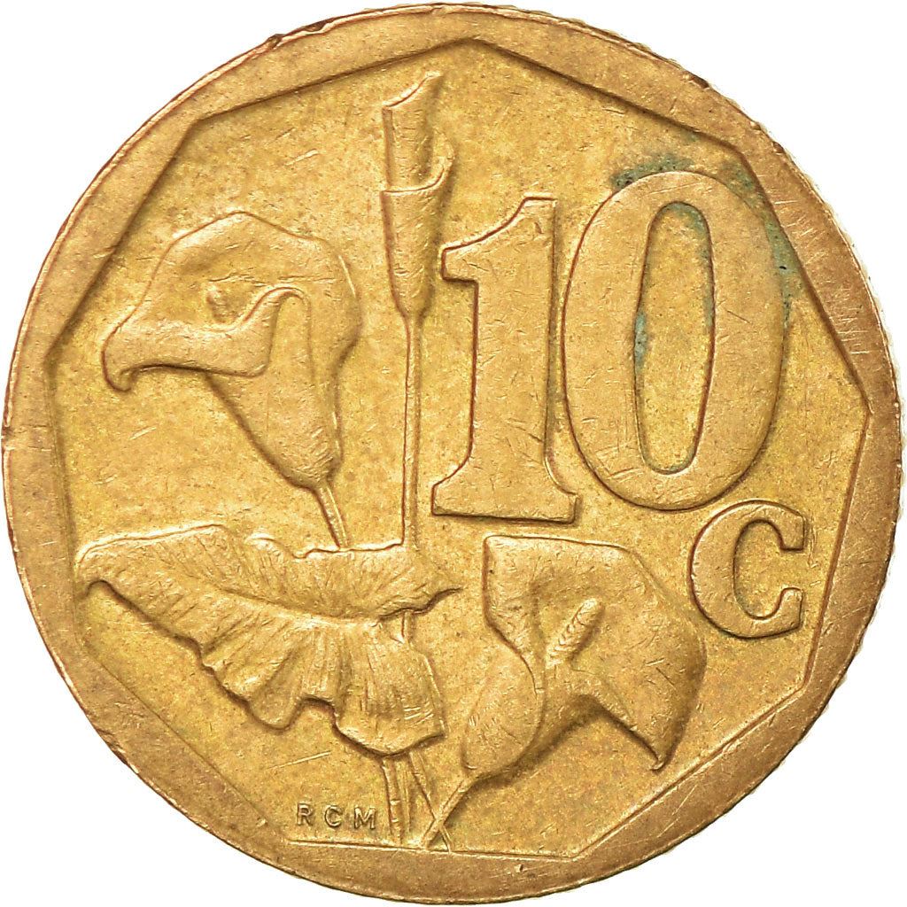 Sydafrika 10 Cent Engelsk Legend - Sydafrika Mynt KM347 2003