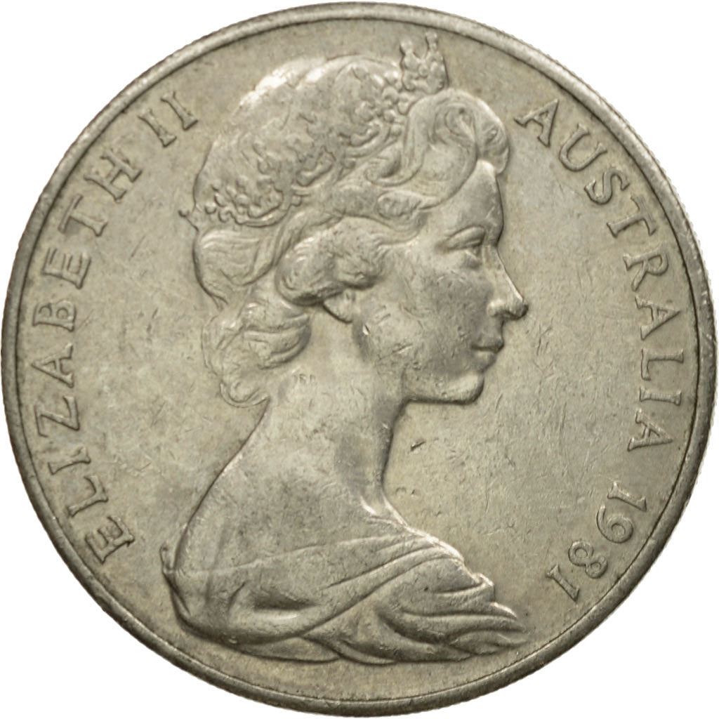 Australia | 20 Cents Coin | Platypus | Km:66 | 1966 - 1984