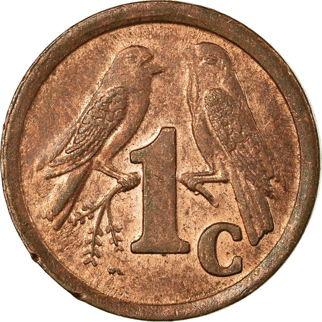 South Africa 1 Cent SOUTH AFRICA - SUID-AFRIKA Coin KM132 1990 - 1995