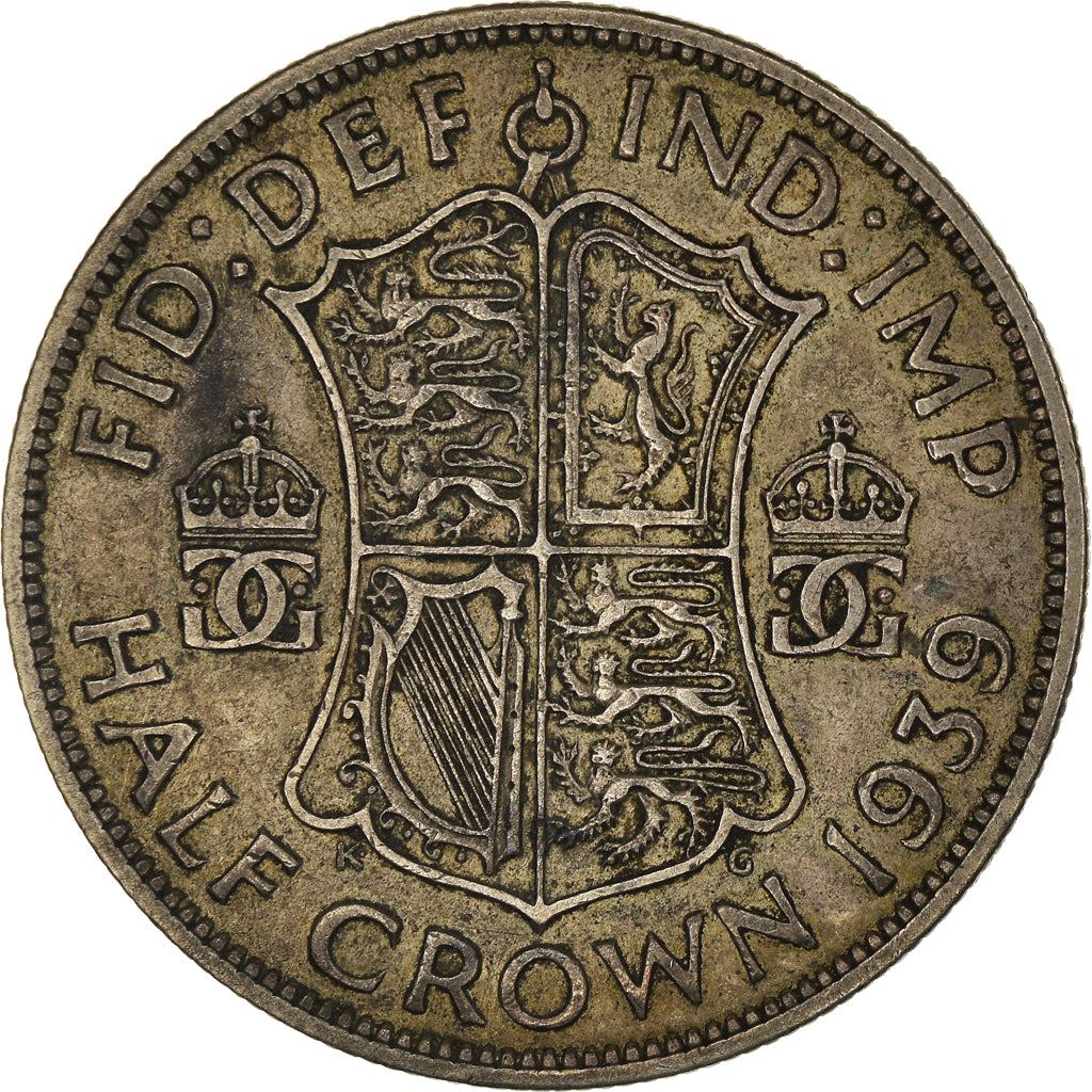 United Kingdom | 1/2 Crown Coin | George VI | KM:856 | 1937 - 1946