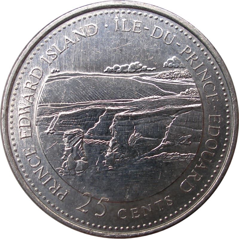 Canada | 25 Cents Coin | Nickel | Cousins Shore | KM:222 | 1992
