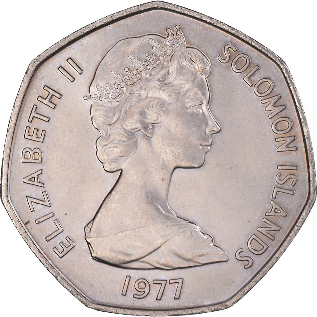 Salomonøyene | 1 Dollar Mynt | Elizabeth II | Nusu-Nusu | Havånd | Km:6 | 1977 - 1983