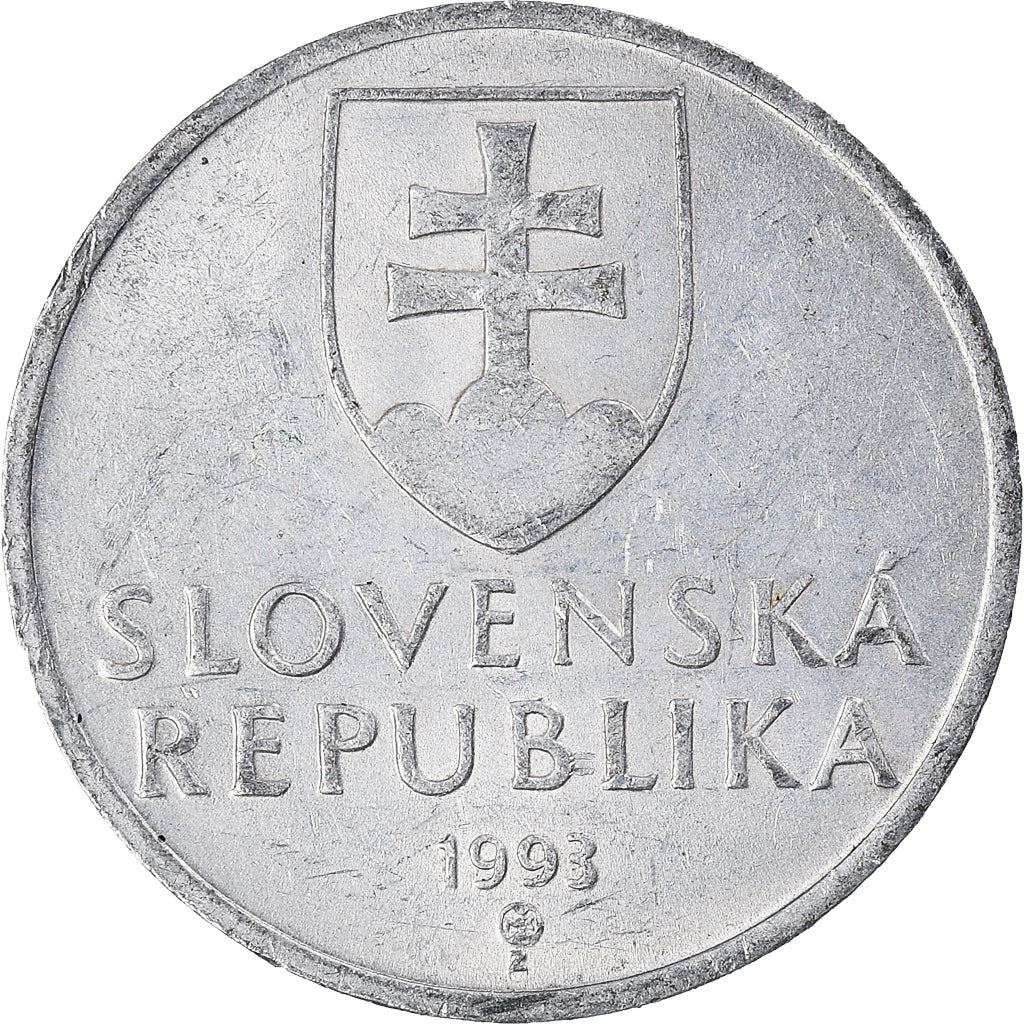 Slovakia | 50 Halierov Coin | Devín Castle | Slovak Shield | Km:15 | 1993 - 1995