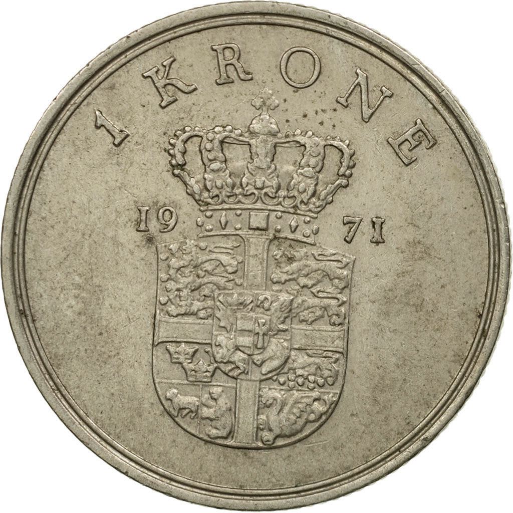 Denmark | 1 Krone Coin | Frederik IX | Km:851 | 1960 - 1972
