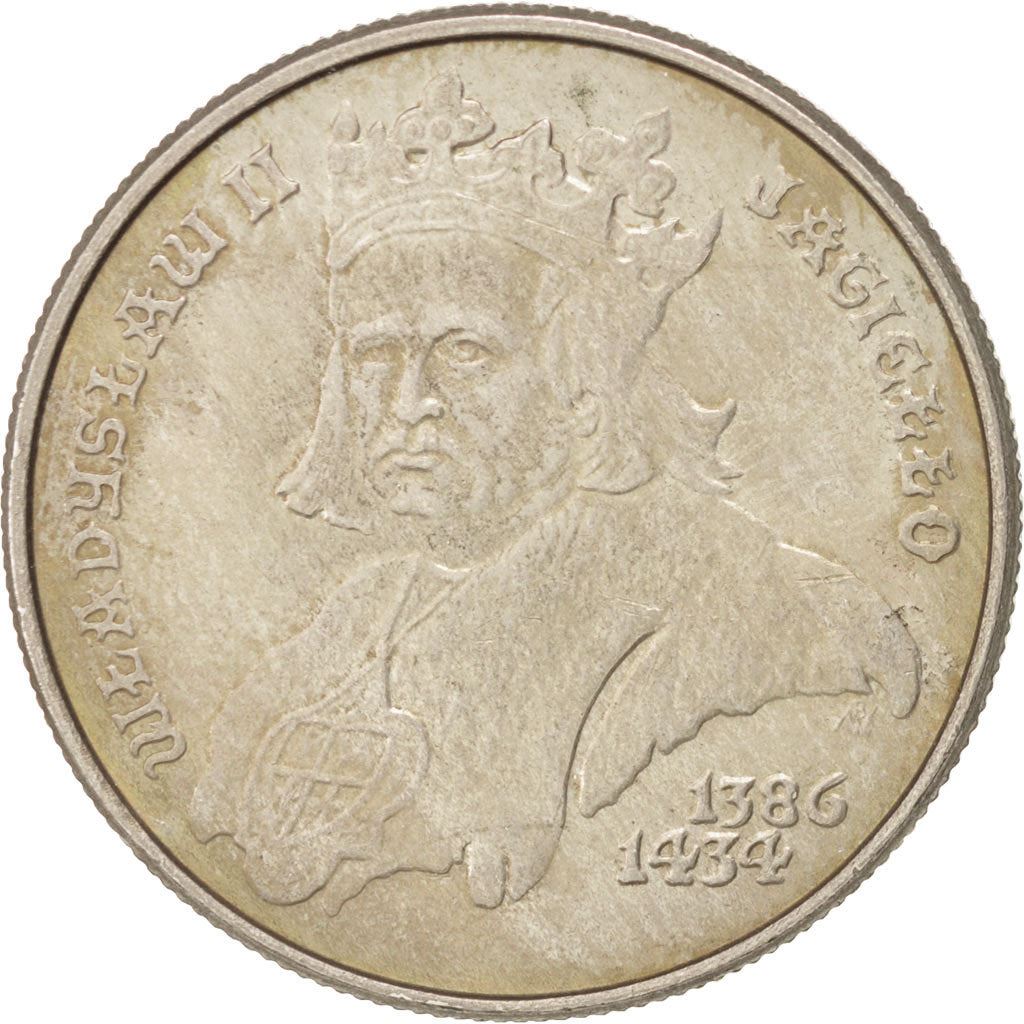 Poland | 500 Zlotys Coin | Ladislaus II Jagiellon | Y:194, Parm:336, Fischer Po:Ob107 | 1989