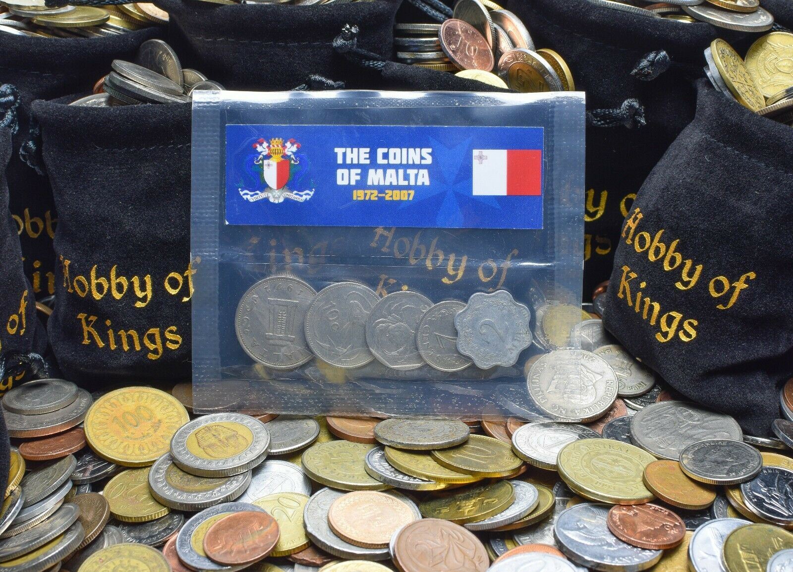 5 Mixed Coins From Malta | 1 - 10 Cents | 1972 - 2007