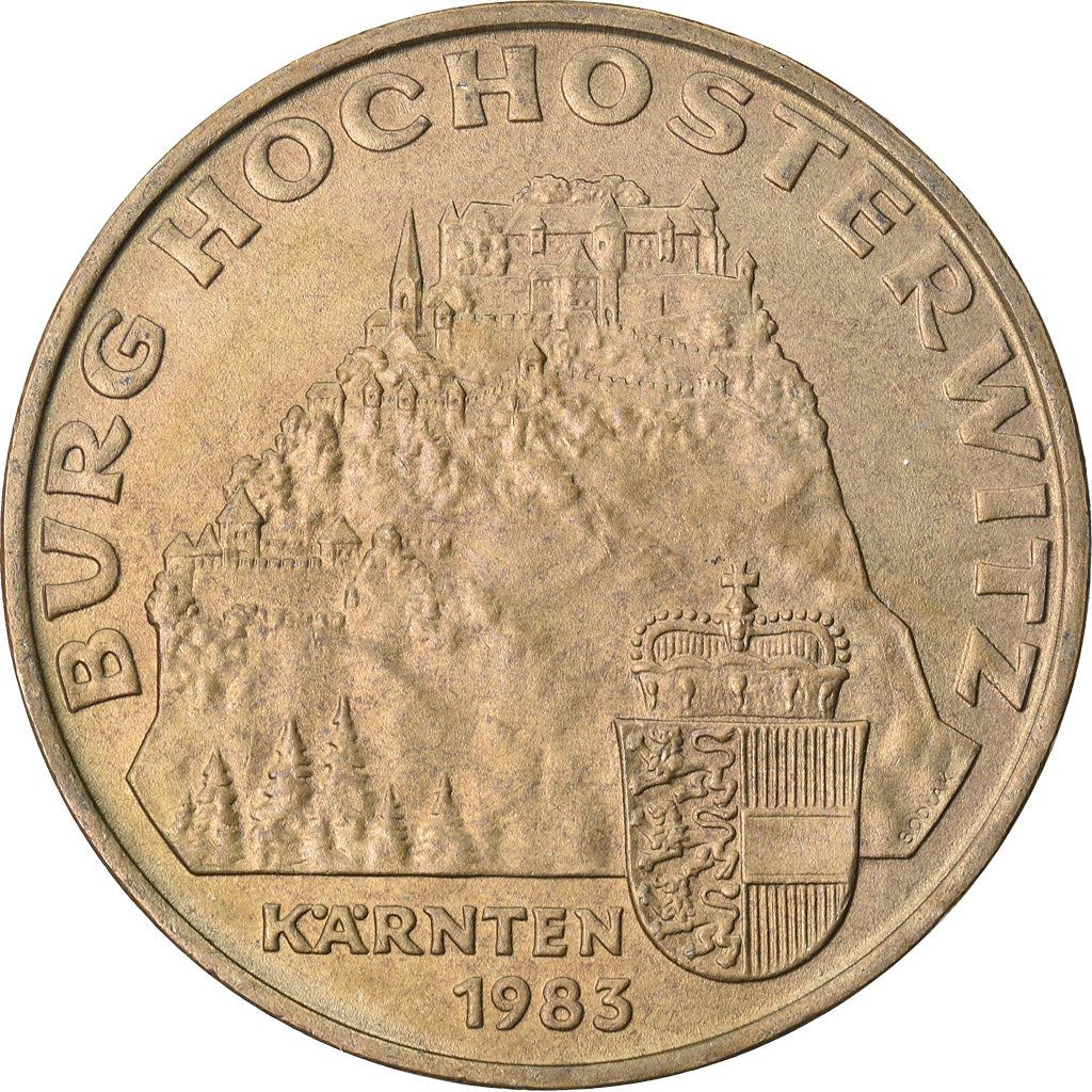 Austria | 20 Schilling Coin | Hochosterwitz Castle | Km:2960 | 1983 - 1993