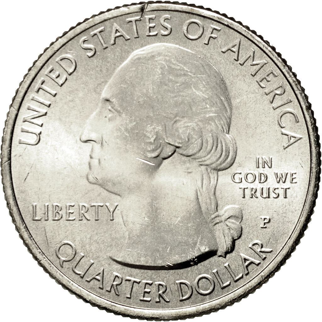 United States | 1/4 Dollar Coin | Hawai'i Volcanoes Park | Km:522 | 2012