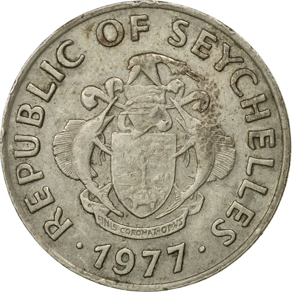 Seychelles | 50 Cents Coin | Orchid Flower | Km:34 | 1977