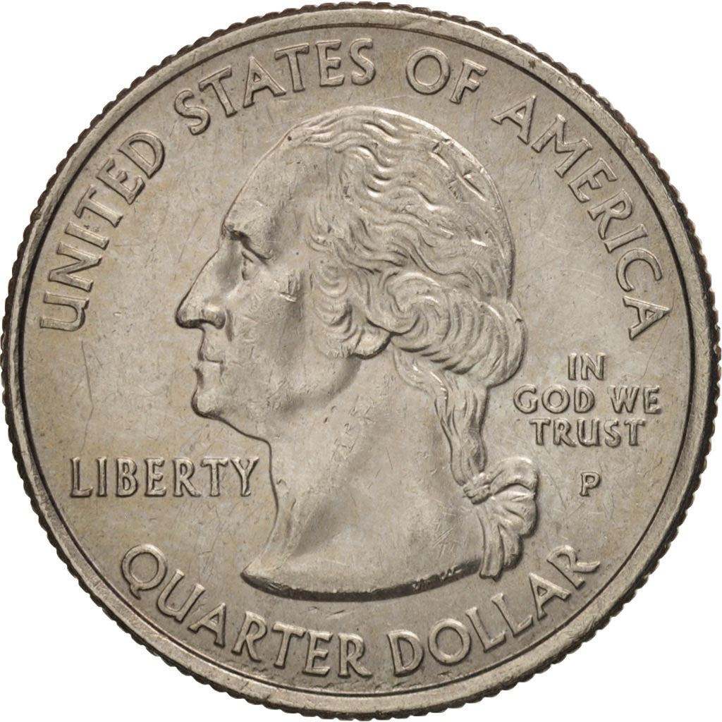 United States | 1/4 Dollar Coin | Iowa | Km:358 | 2004