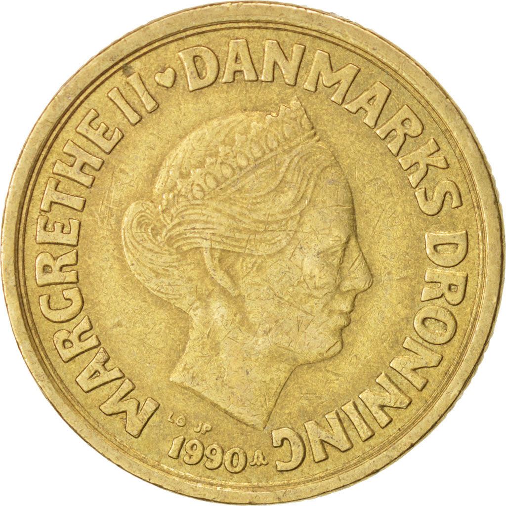 Denmark | 20 Kroner Coin | Margrethe II | Km:871 | 1990 - 1993