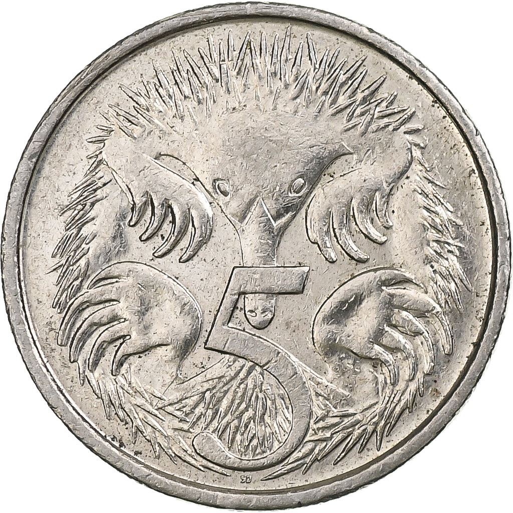 Australia | 5 Cents Coin | Echidna | Km:401 | 1999 - 2019