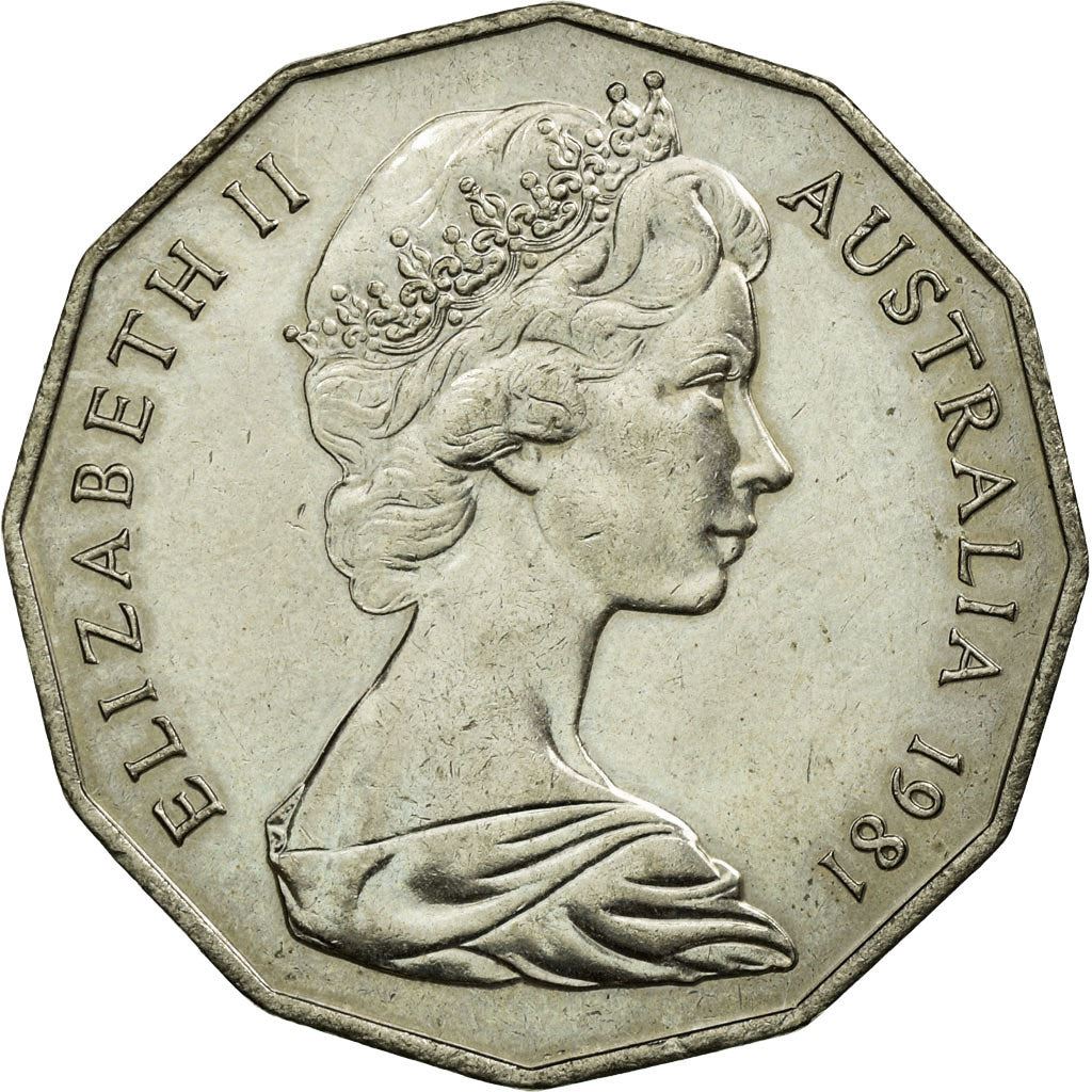 Australia | 50 Cents Coin | Royal Wedding | Km:72 | 1981