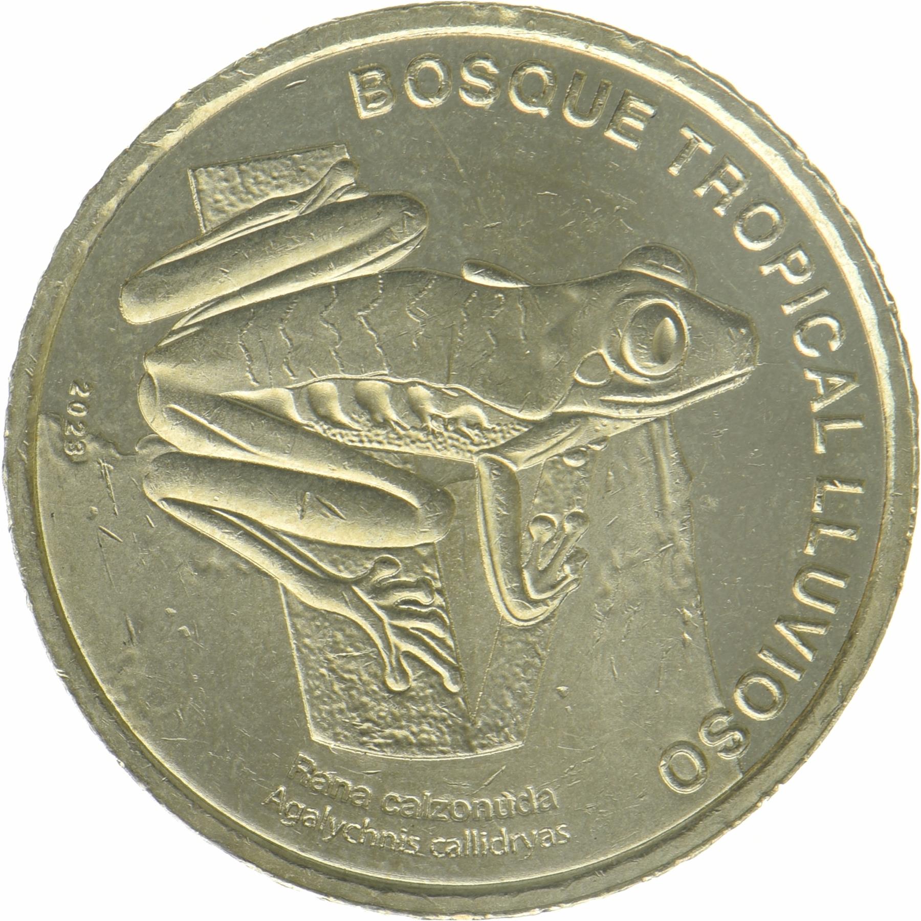 Costa Rica | 50 Colones Coin | Red-eyed tree frog | 2023