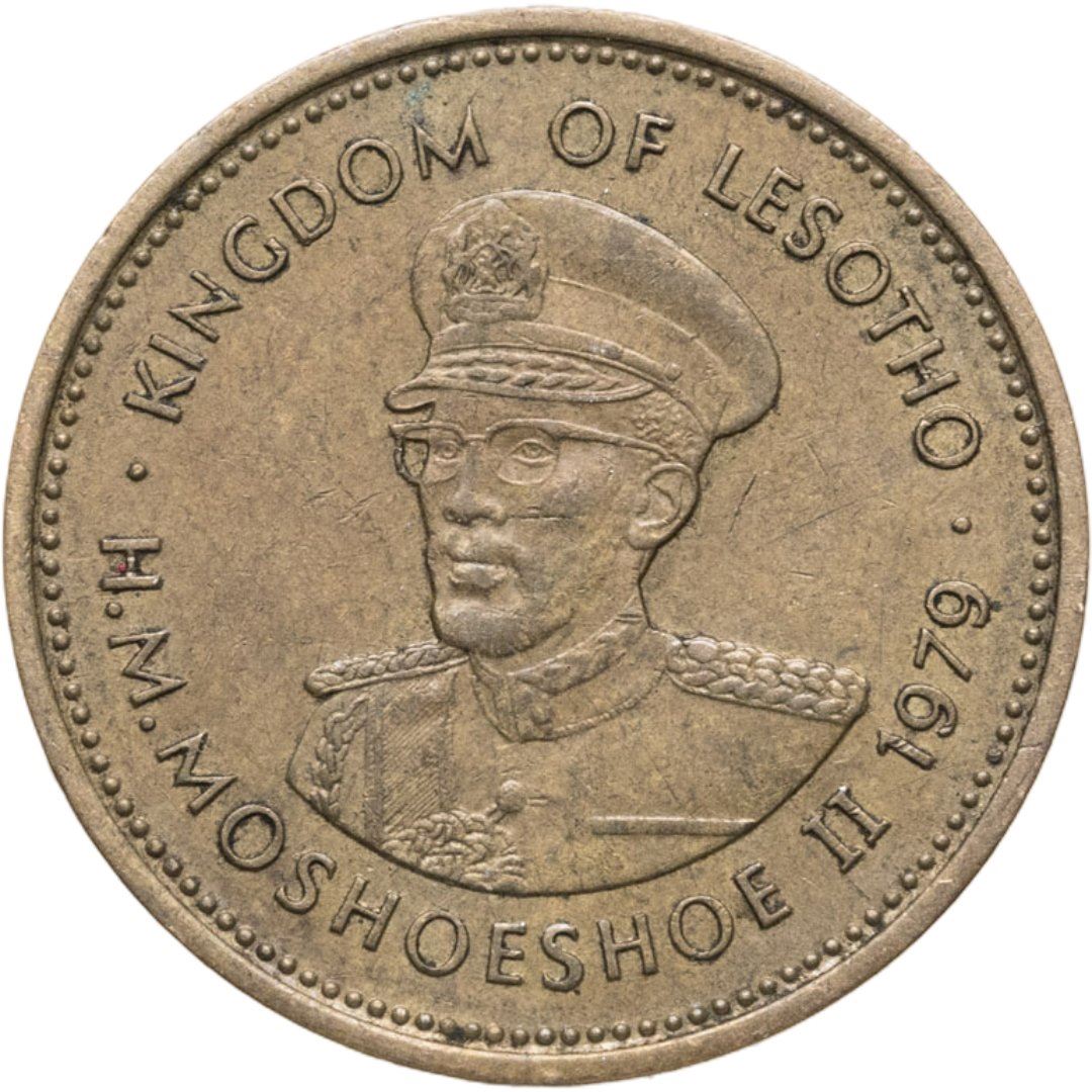 Lesotho | 2 Lisente Coin | Bull | Km:17 | 1979 - 1989