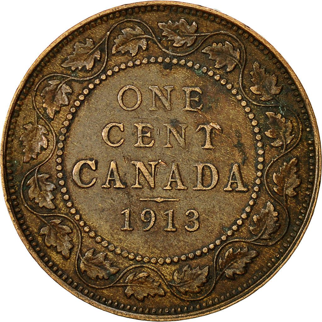 Canada | 1 Cent Coin | Bronze | KM:21 | 1912-1920