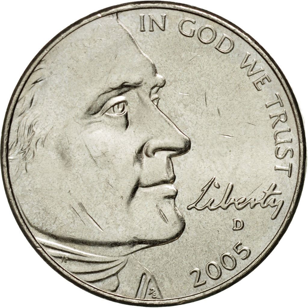 United States | 5 Cents Coin | Ocean View | Km:369 | 2005