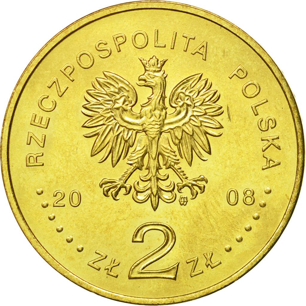 Poland | 2 Zlotys Coin | Bronisław Piłsudski | Y:648 | 2008