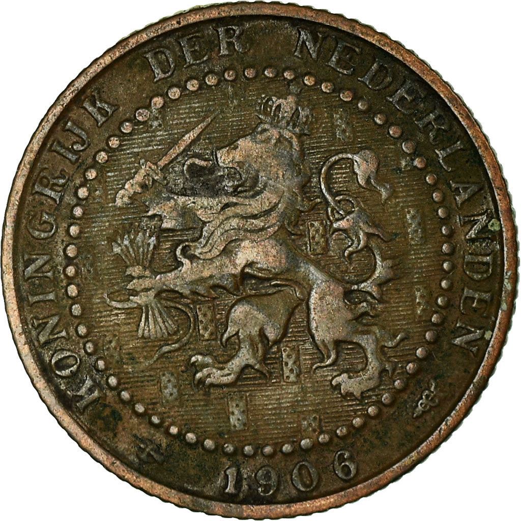 Netherlands | 1 Cent Coin | A Lion | Bronze | KM:132 | 1902-1907
