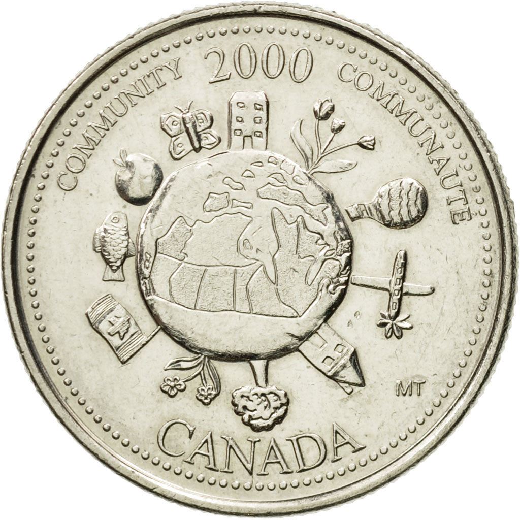 Canada | 25 Cents Coin | Community | Km:376 | 2000