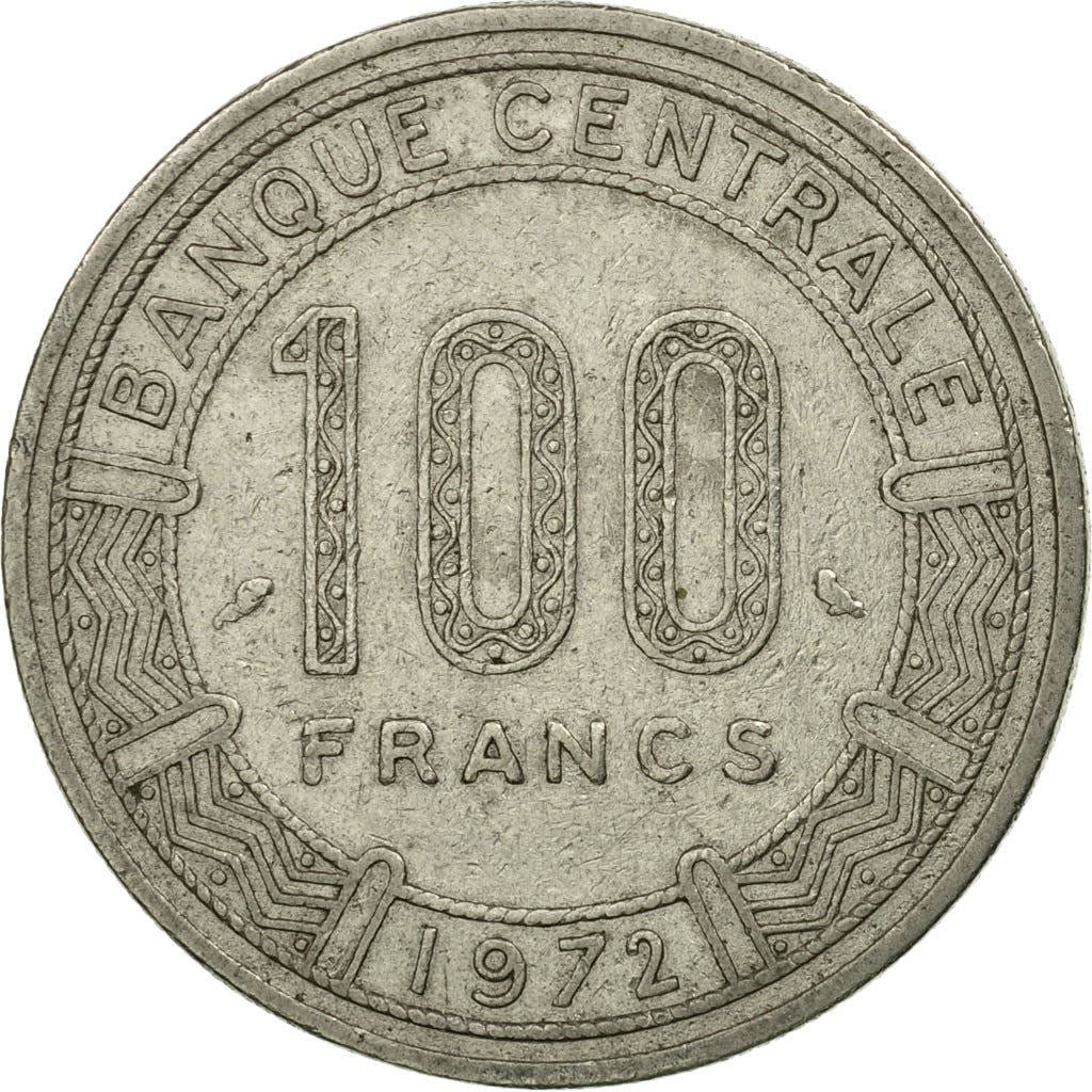 Republic of The Congo | 100 Francs Cfa Coin | Giant Elands | Km:1 | 1971 - 1972